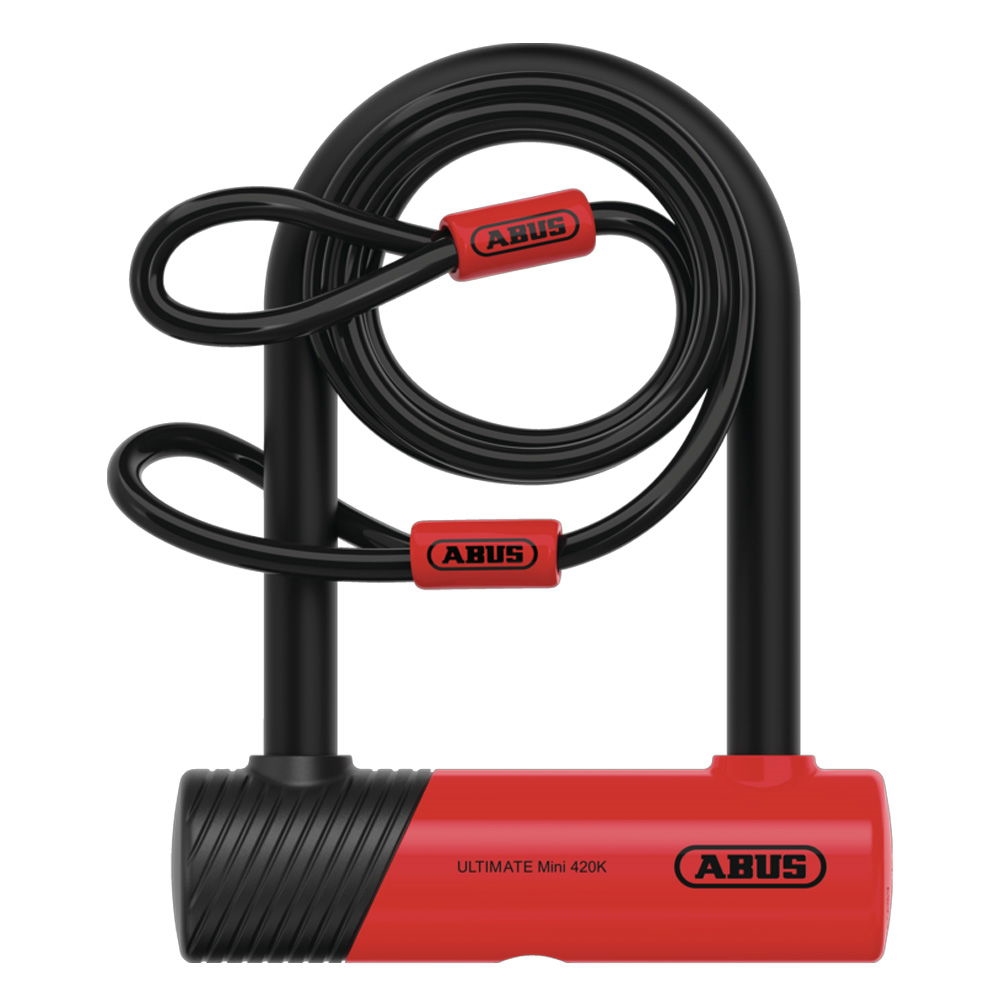 Ultimate Mini 420K 140mm D-Lock With Bracket And 120cm Cable (Gold Rated)