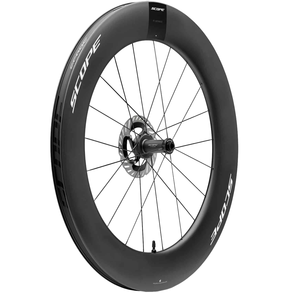 R8.T V2 85mm TT Disc Brake Carbon Front Wheel - White
