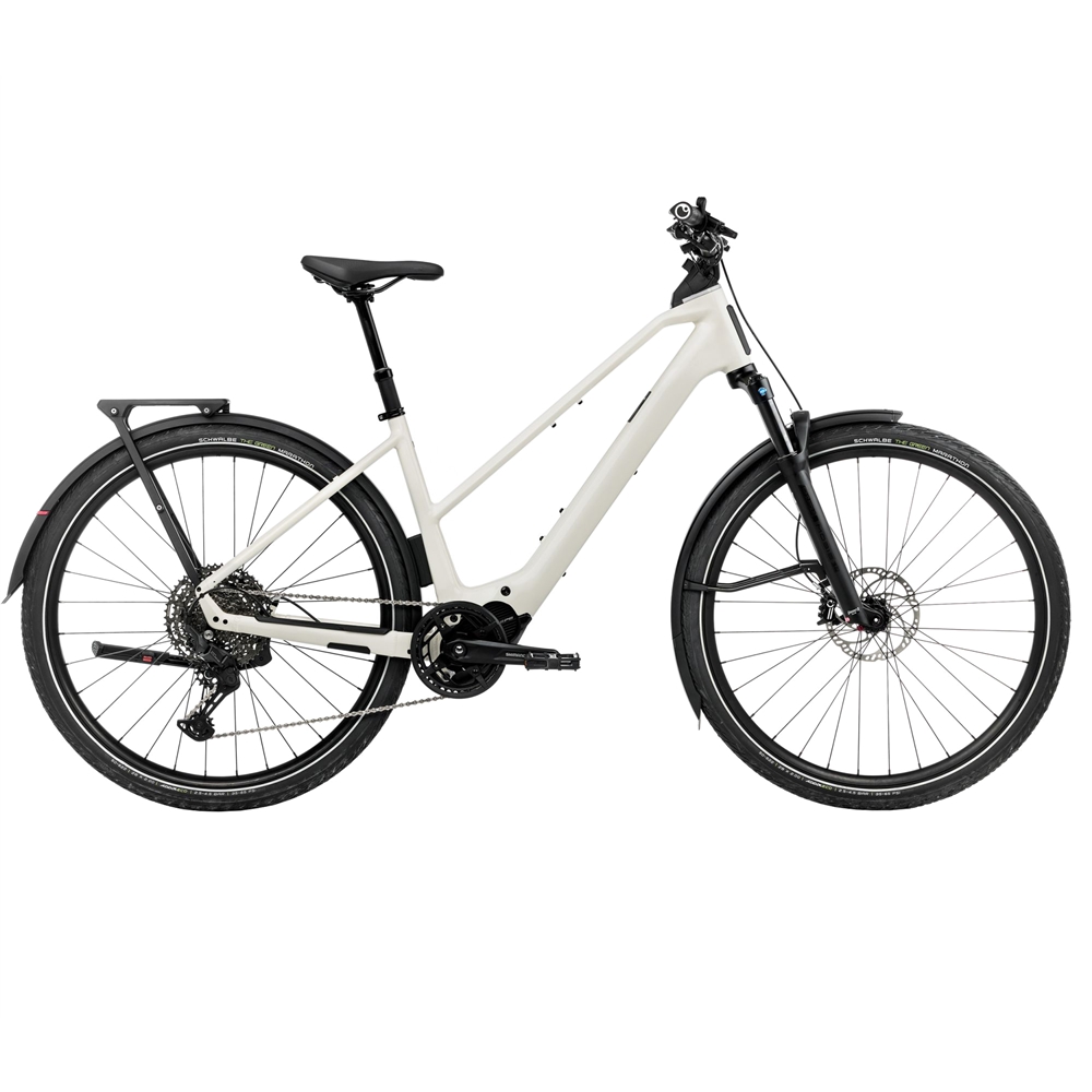 Kemen Tour 10 Mid Electric Hybrid Bike - Ivory White (2026)