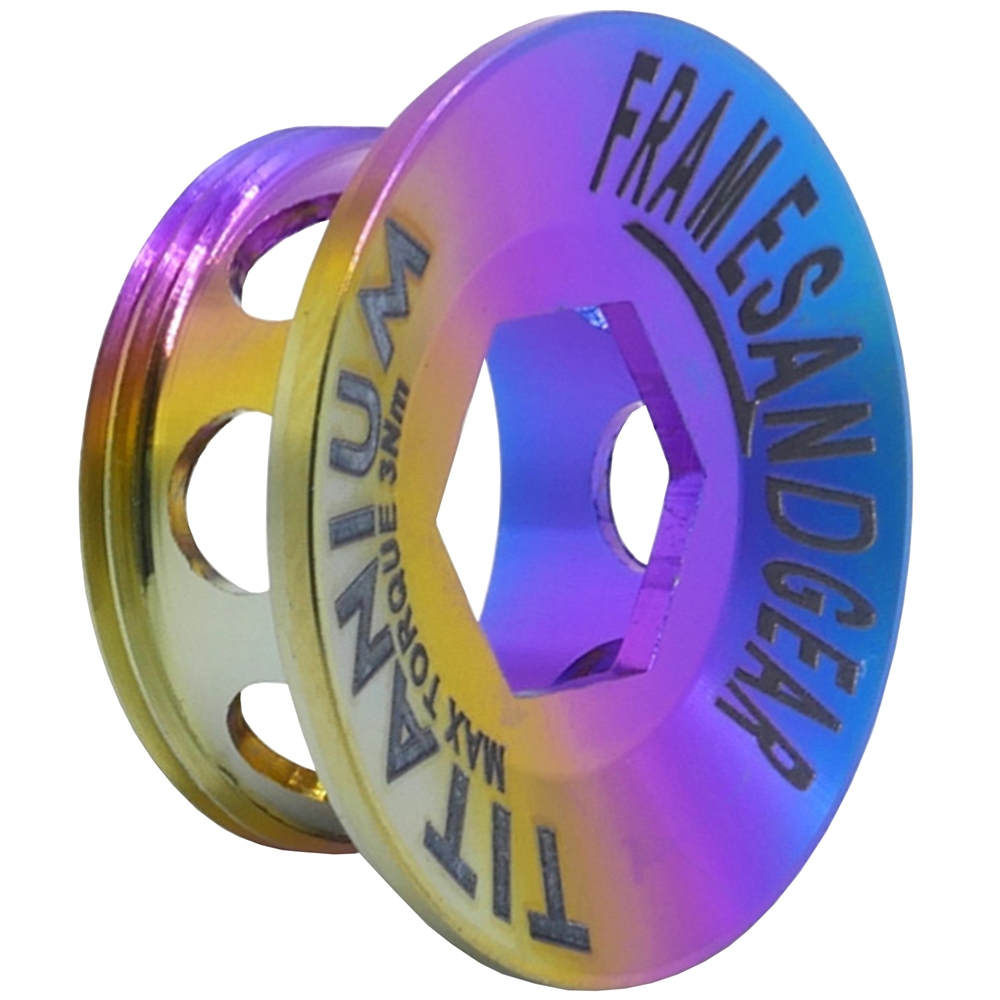 Titanium Shimano Crank Arm Cover Bolt