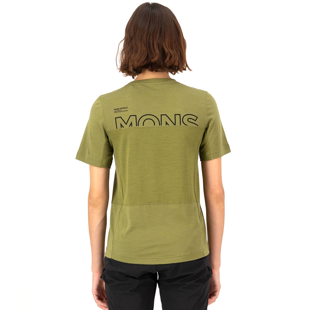 Ladies Tarn Merino T-Shirt - Fern (2025)