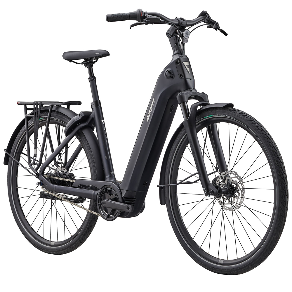 NewTour E+ 2 Low Step-Thru Electric Hybrid Bike - Cold Night (2027)
