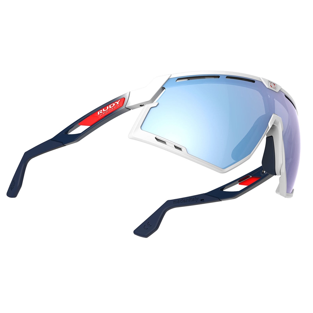 Defender RP Optics Sunglasses - White Gloss/Fade Blue