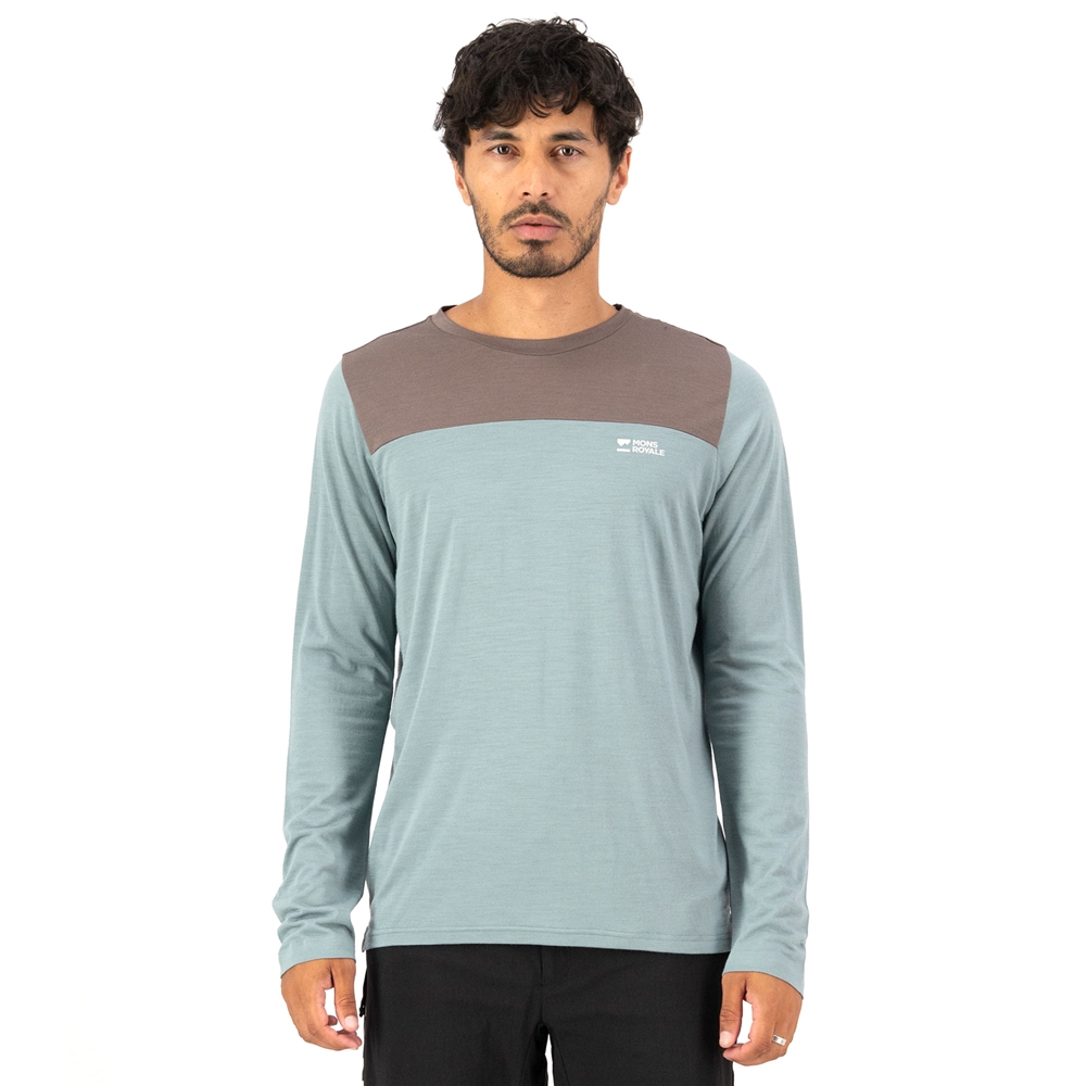 Diversion Merino Long Sleeve Jersey - Desert Sage / Iron (2025)