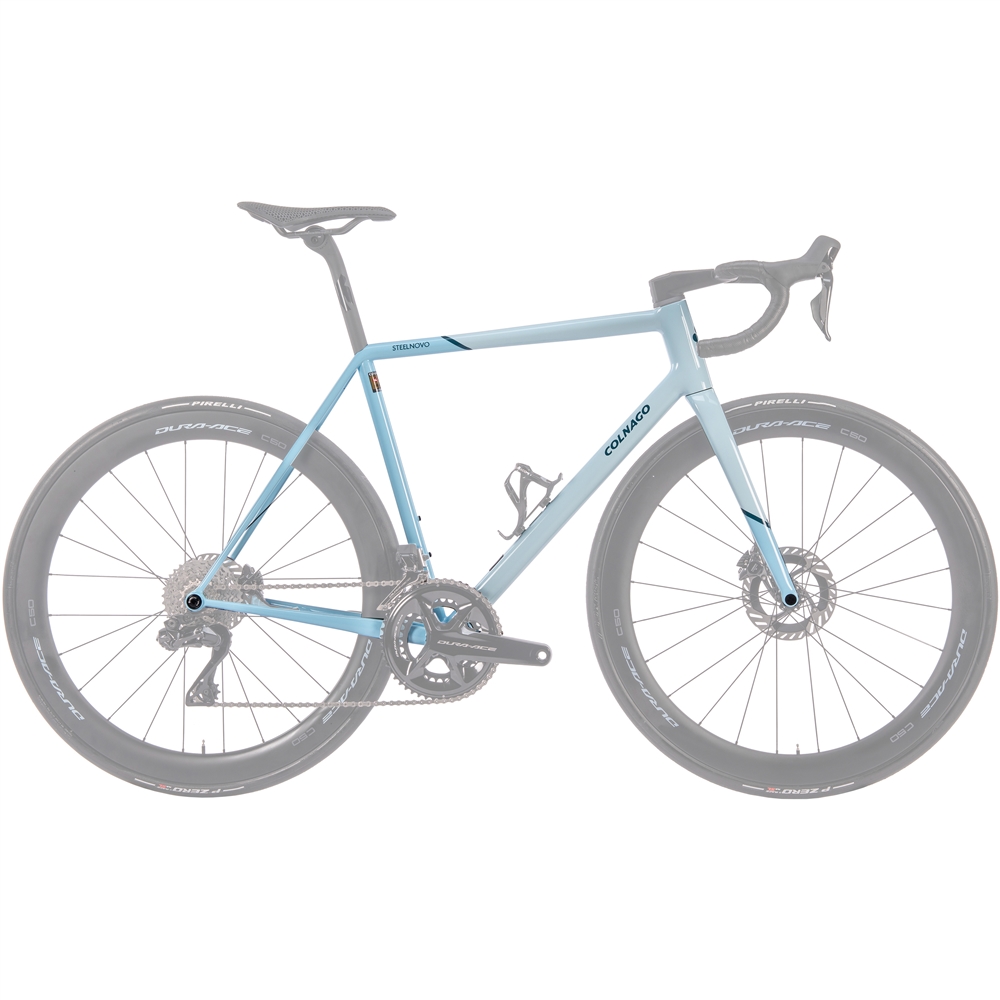 Steelnovo Road Bike Frame - Light Blue (2025)