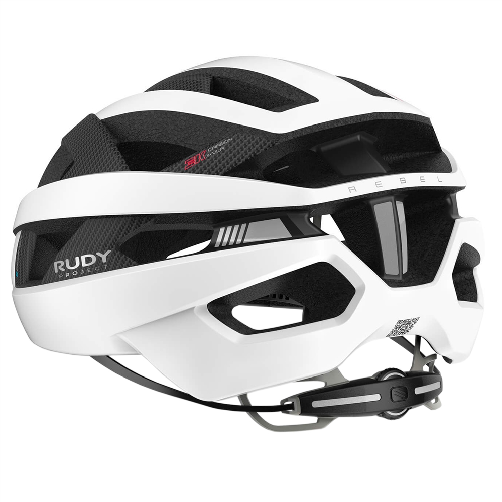 Rebel Road Helmet - Matte Carbon White