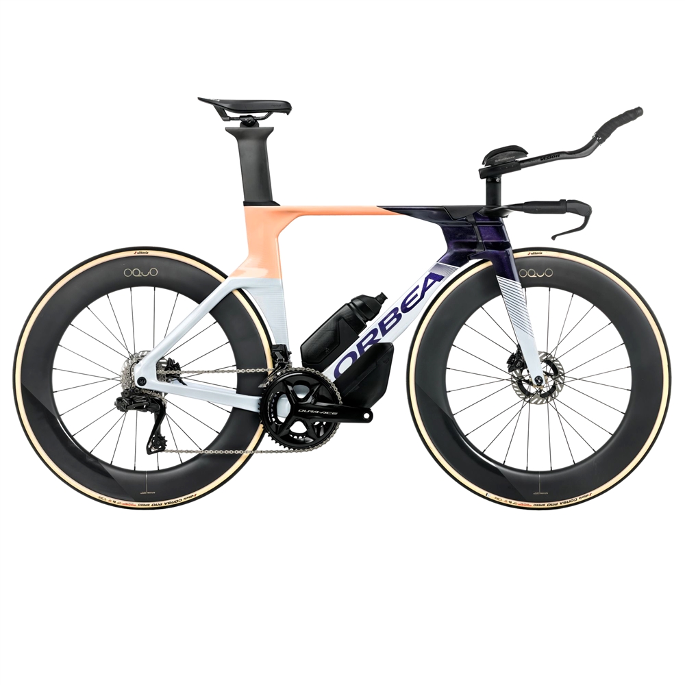 Ordu M10iLTD Triathlon Bike - Halo Silver/Tanzanite Carbon View (2026)