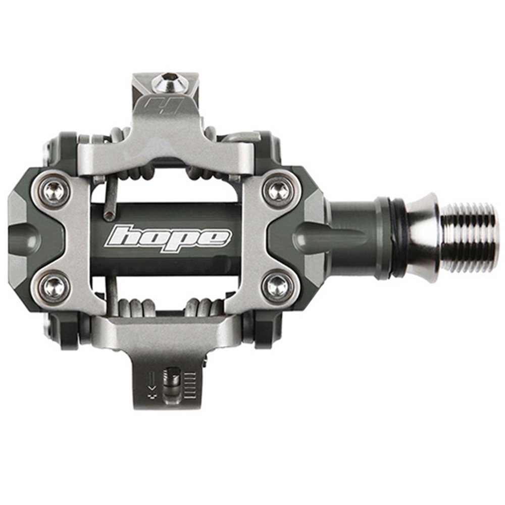 IMPALAPRO - Pédales de Vélo à Double Fonction, Pedales Plates VTT et Pedale VTT Automatique Compatibles avec Le Pedale VTT Shimano SPD - Pedales MTB avec Cales SPD 9/16'' (Bleu