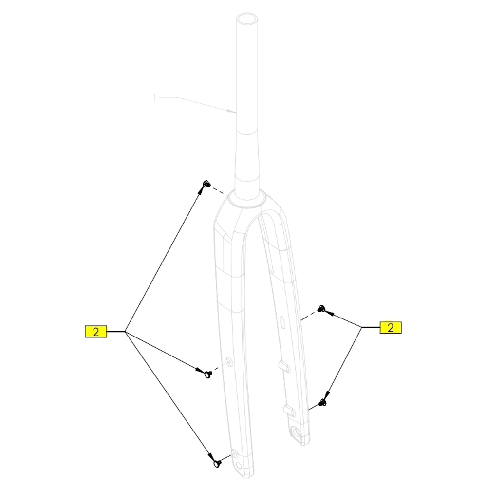 Mudguard/Rack Hole Plug Set