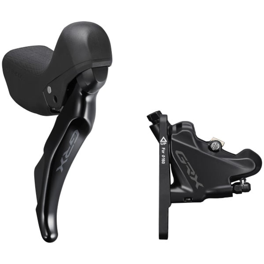 GRX RX400/BR-GRX RX410 10-Speed Right-Hand STI Lever And Flat-Mount Front Caliper