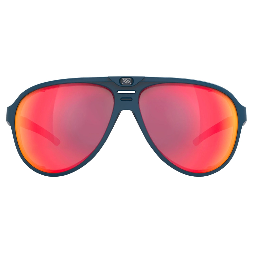 Stardash RP Optics Sunglasses - Blue Navy Matte/Multilaser Red