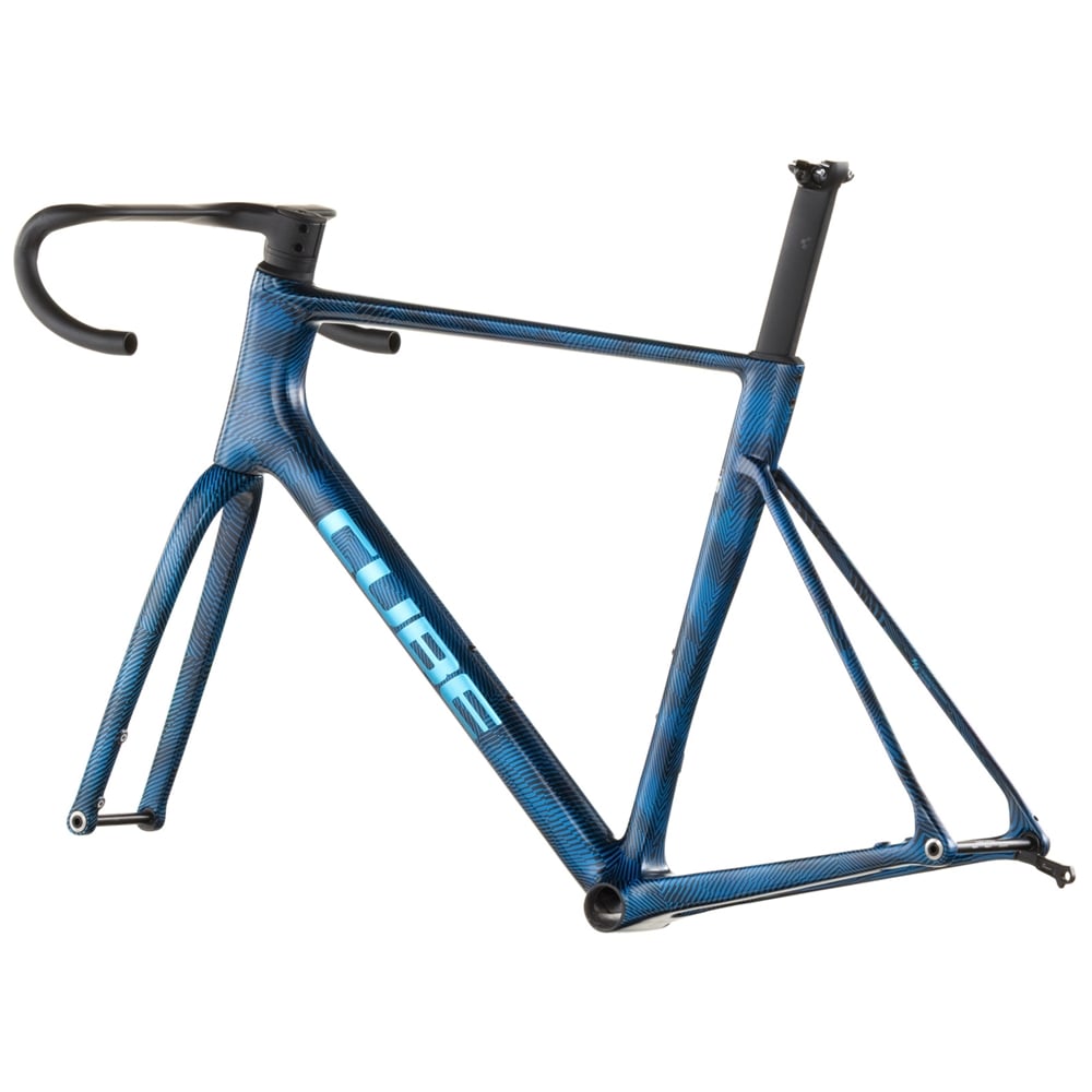 Litening Air C:68X Road Frameset - Liquid Blue Grid/Chrome (2026)