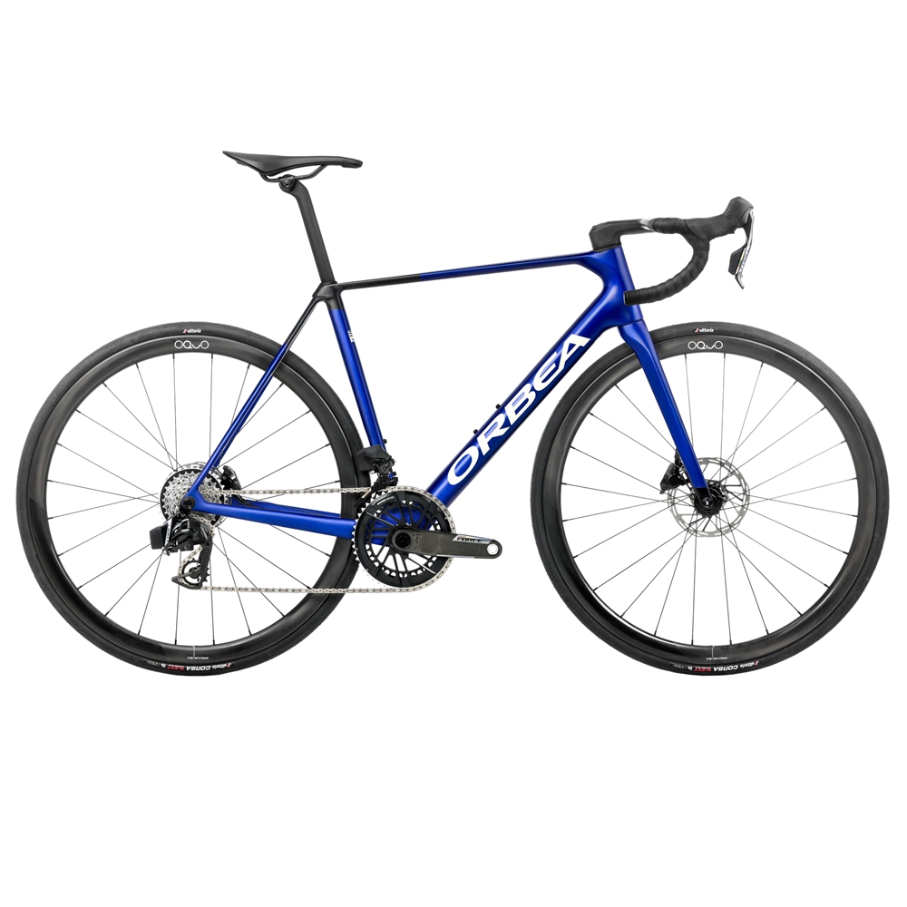 Orca M21eTEAM Road Bike - Cobalt Blue/Carbon Raw (2026)