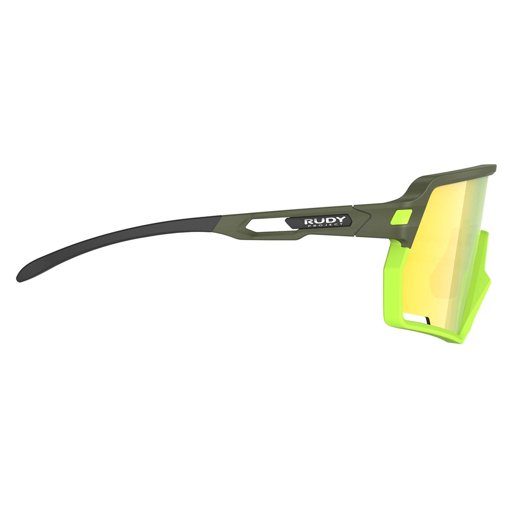 Kelion RP Optics Sunglasses - Olive Matte/Multilaser Yellow