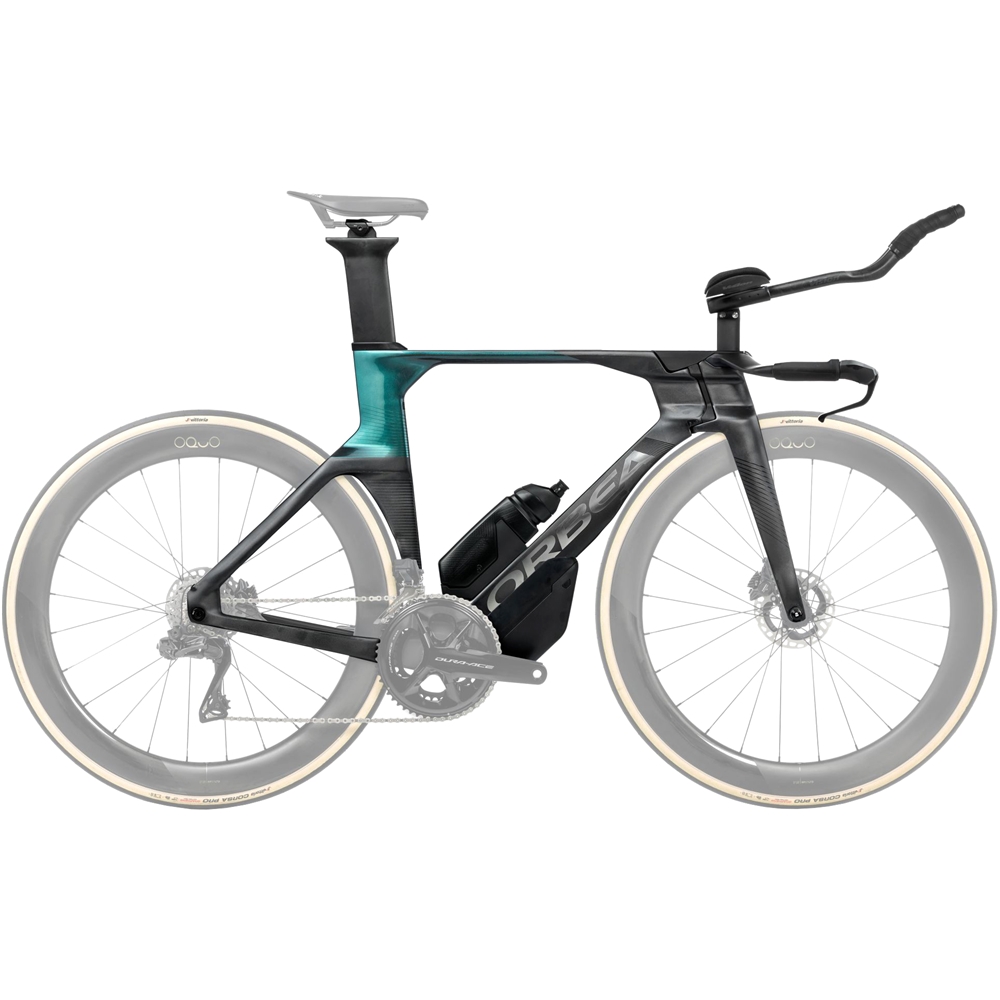Ordu OMX Triathlon Frameset - Diamond Carbon View/Evasion Green (2026)