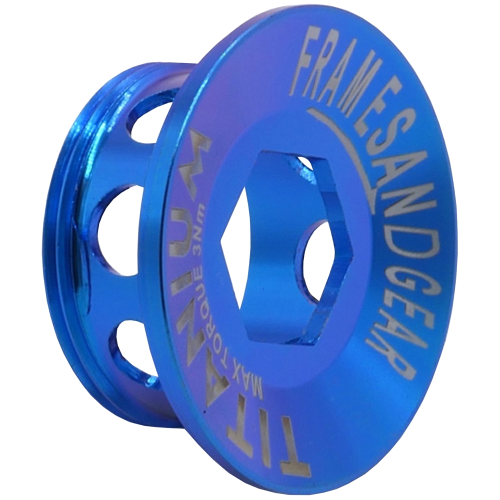 Titanium Shimano Crank Arm Cover Bolt