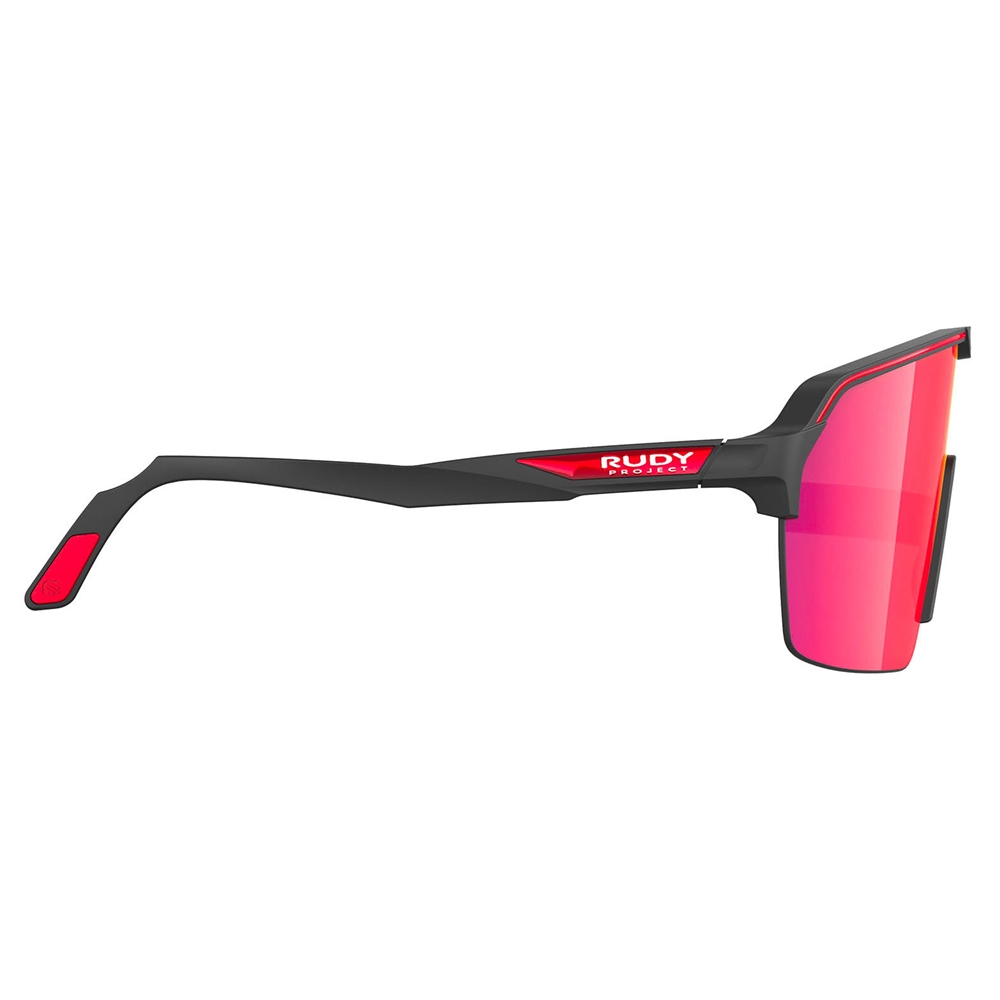 Spinshield Air RP Optics Sunglasses - Black Matte/Multilaser Red