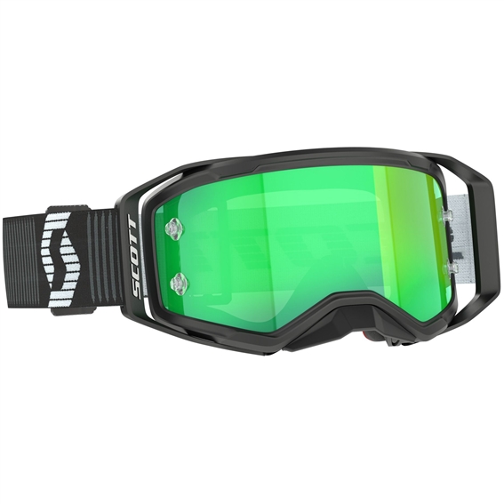 Black/White (Green Chrome Lens)