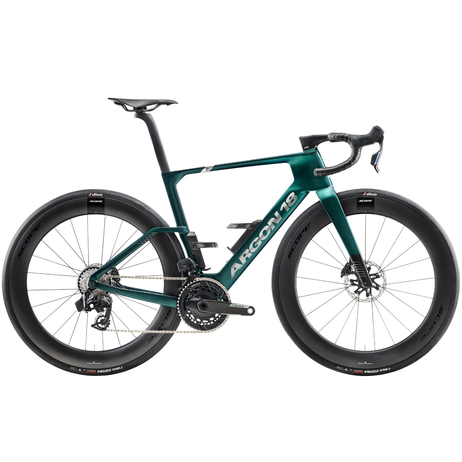 Eighteen Visions メタルコア lcore Argon 18 Nitrogen Force AXS Road Bike - Cosmic Teal (2026