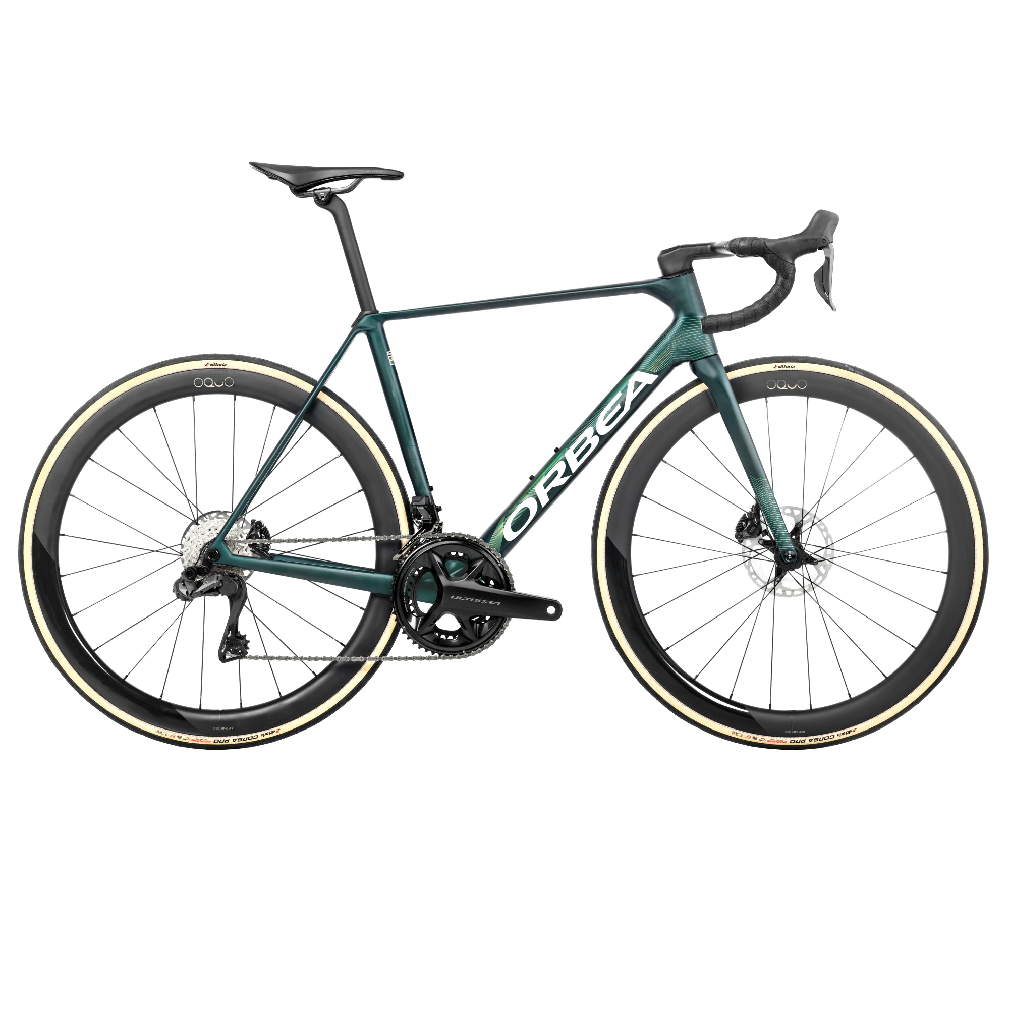 Orbea Orca M20iLTD PWR Road Bike - Escape Green/Carbon View Matt