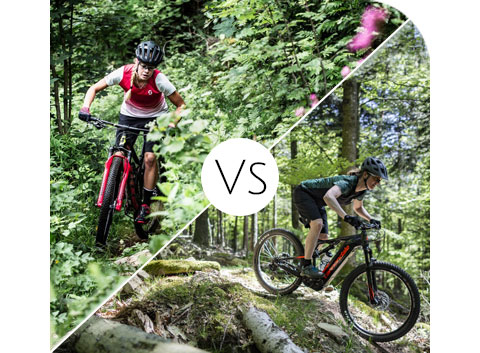 Electric Mountain Bike VS Regular Mountain Bike