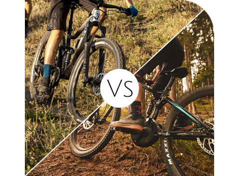Electric Mountain Bike VS Traditional Mountain Bike