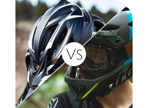 Full Face VS Open Face MTB Helmets